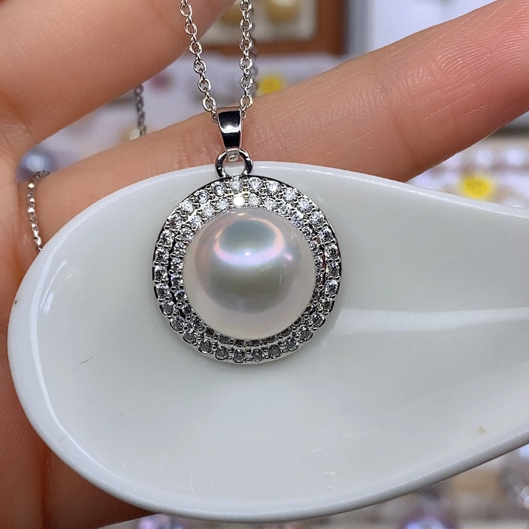 颈饰合金淡水珍珠F