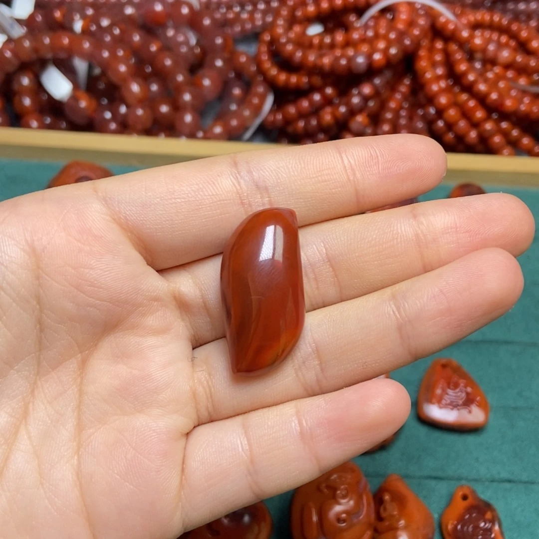珍***妮南红玛瑙未镶嵌吊坠(不含链)