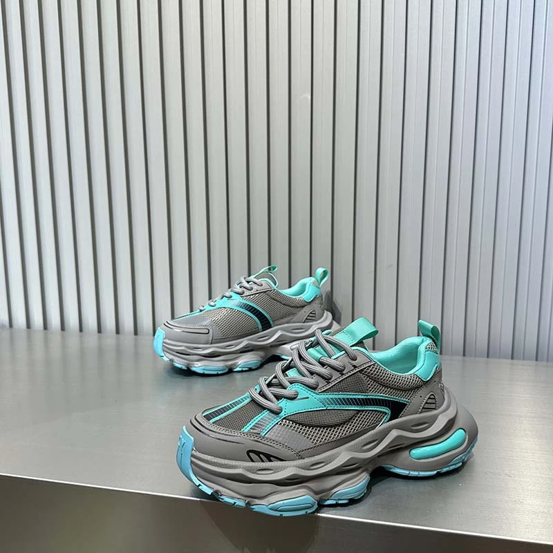 欧货潮男时尚透气软底老爹鞋2025年夏季款百搭增高休闲轻奢运动鞋