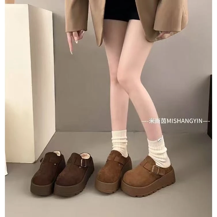 秋冬法式拖鞋女新款配裙子仙女风毛毛拖鞋毛拖823-2（加绒）