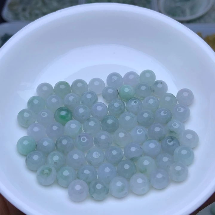 散珠翡翠卡7.4冰透飘花10个