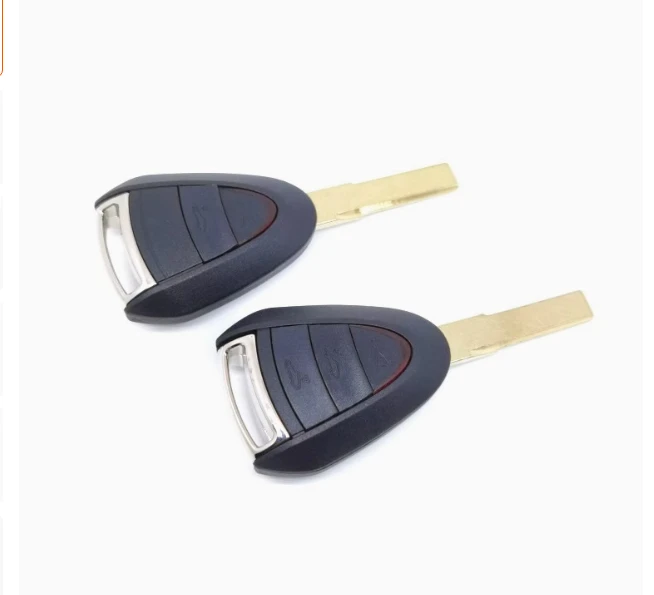 适用保时捷卡宴/卡曼911/918卡雷拉直板遥控钥匙替换外壳