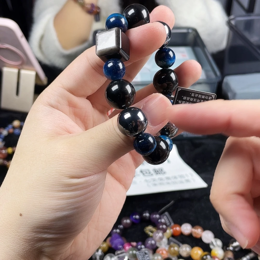 手串银S925镀金镶嵌水晶