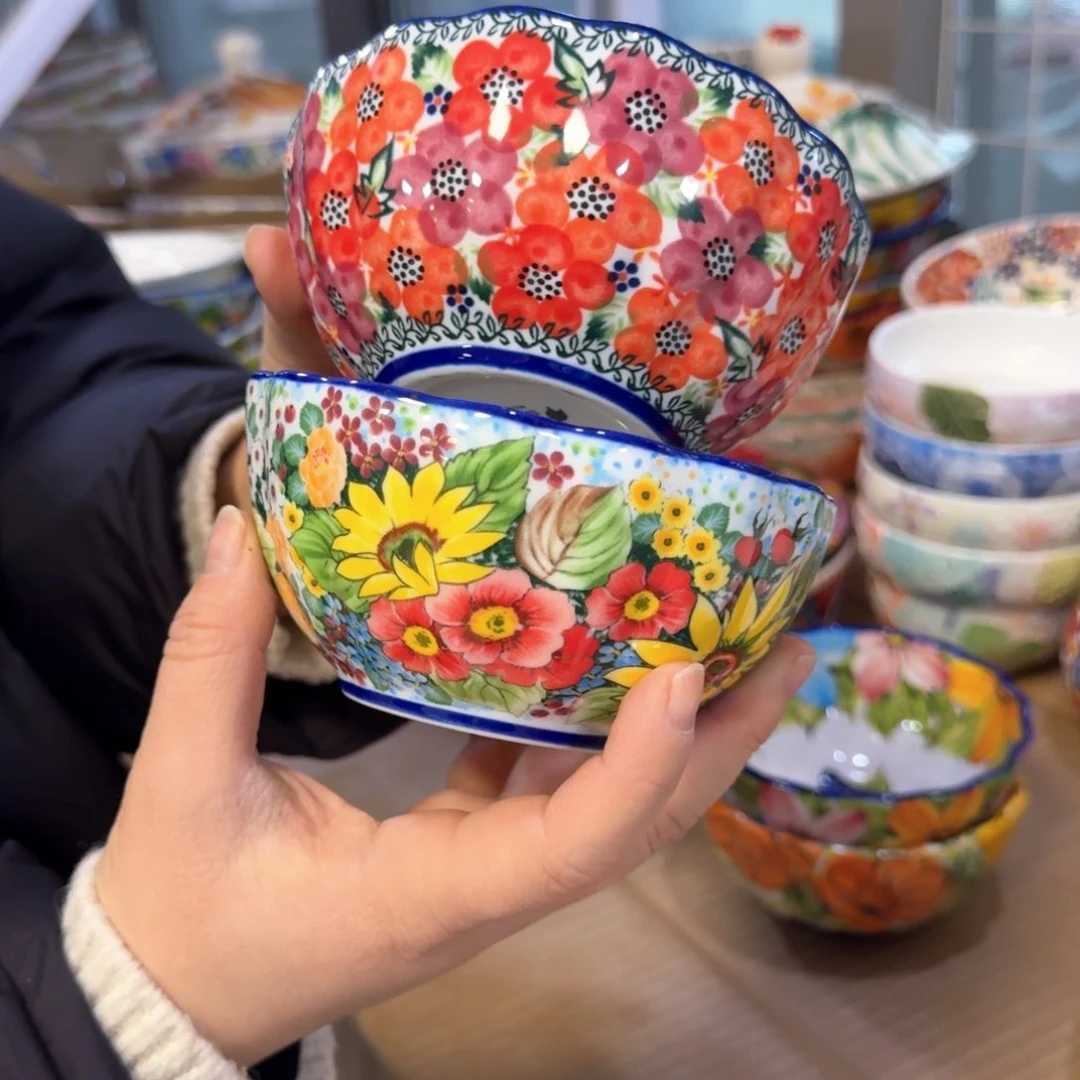 陶瓷5英寸米饭碗两只看图