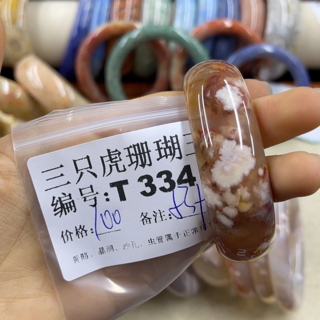 罗***子硅化珊瑚（珊瑚玉）未镶嵌h