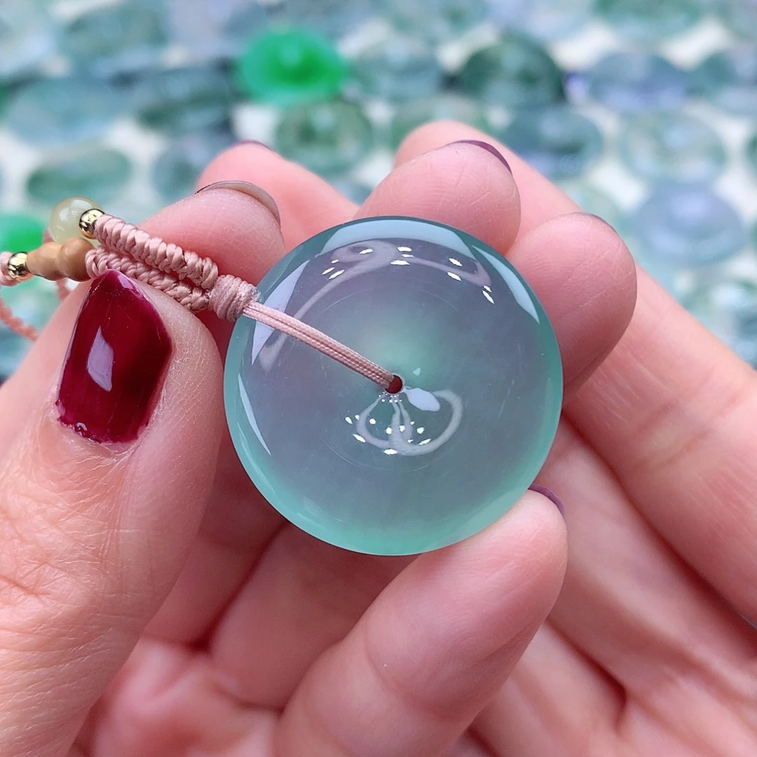 颈饰未镶嵌翡翠编号71-尺寸26/5.6