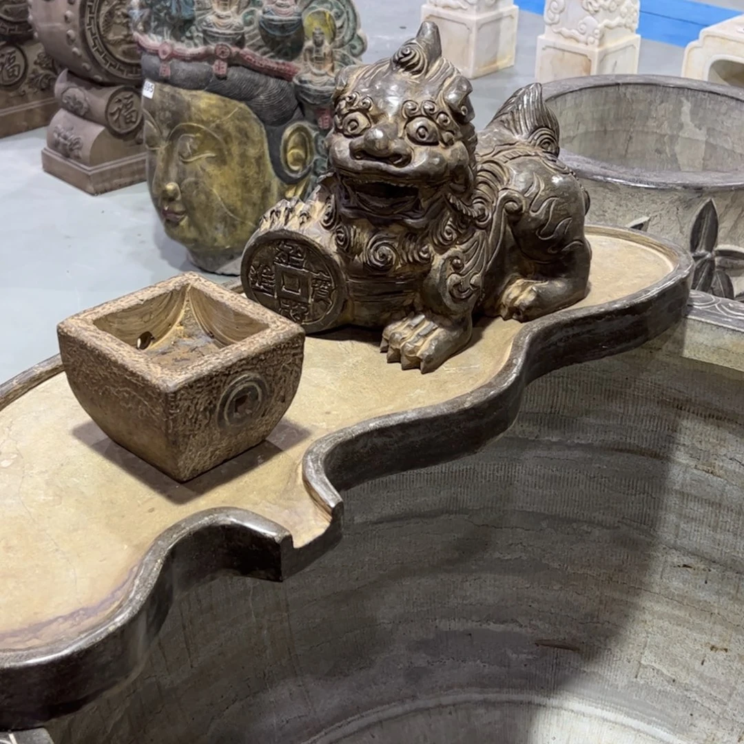 河***流青石古代文学艺术作品