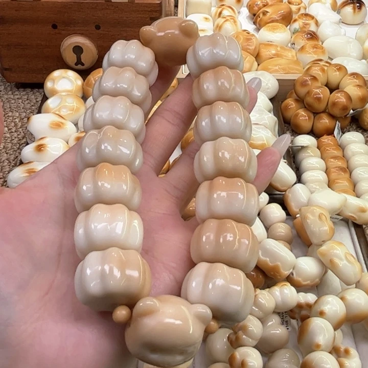 手串菩提根/象牙果11.11.49象牙果溏心南瓜轮微瑕