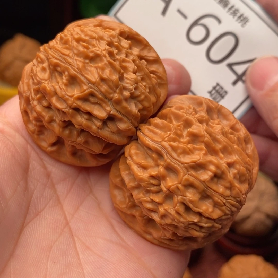 文玩核桃把件磨盘41