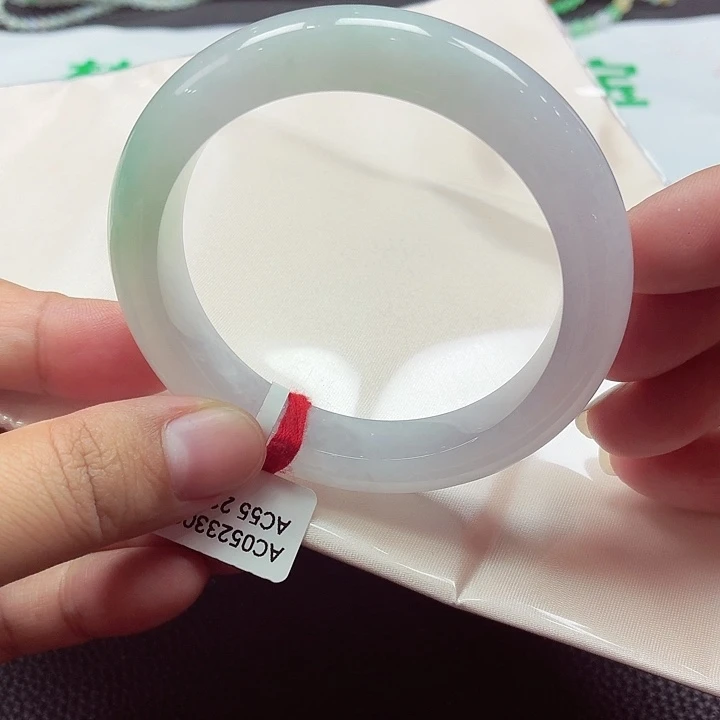 翡翠未镶嵌手镯天然缅甸A货翡翠