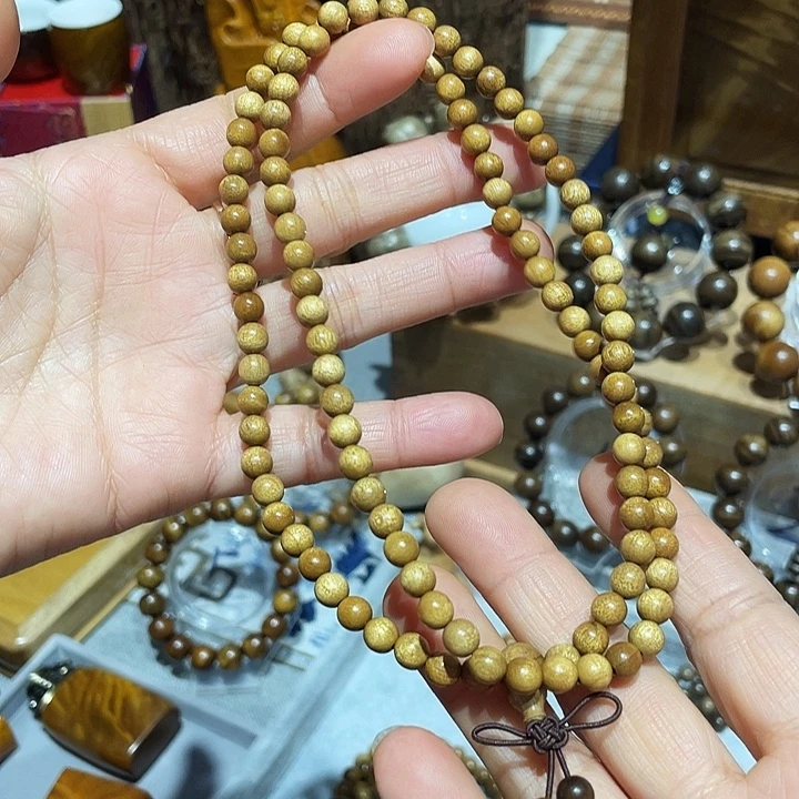 金丝楠小叶桢楠枯木老料手串0.6