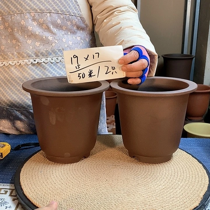 紫砂花盆紫砂花盆