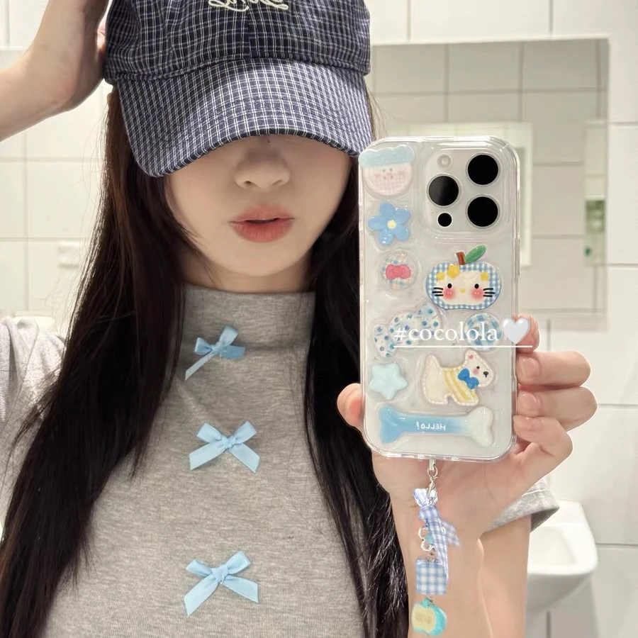 西高地小狗适用苹果16手机壳华为软壳小米滴胶vivo保护套oppo少女