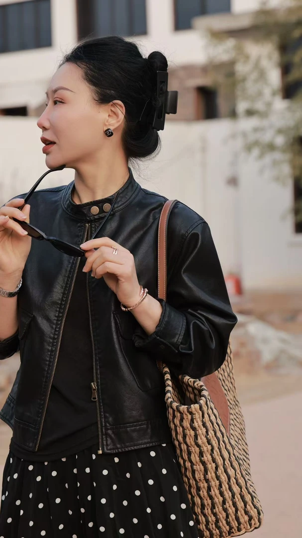 【那尚新品】小竖领超软超舒服短外套