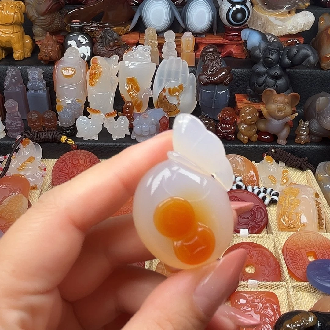 玛瑙/玉髓未镶嵌颈饰