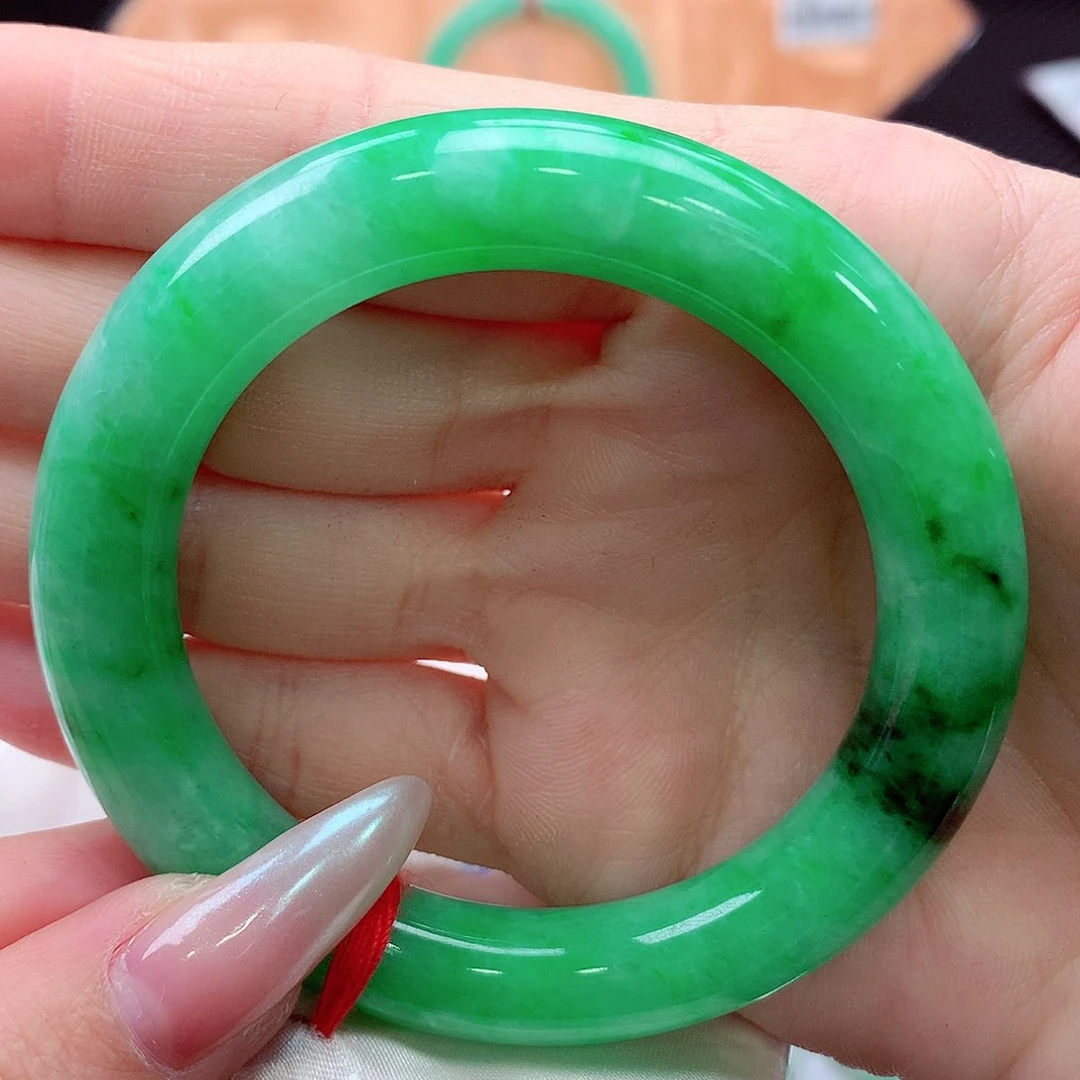 未镶嵌手镯翡翠深*鱼定金