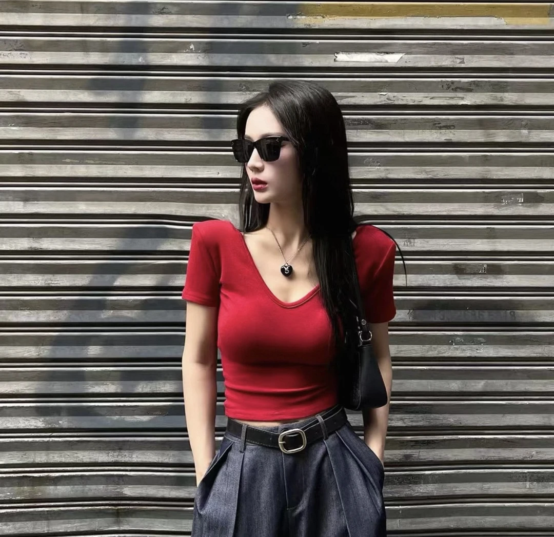 小凤定制【夏日刚需】垫肩短袖正反两面可穿