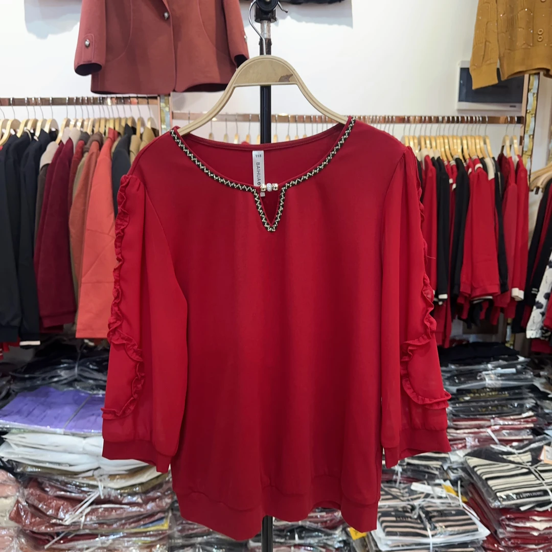 2025新款女士时装上衣气质上衣