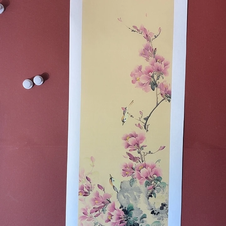 国画听兰老师花鸟