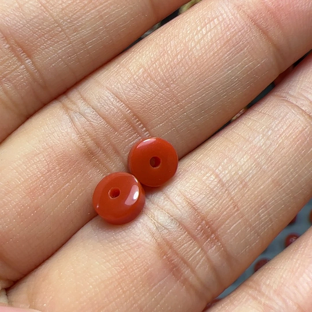 南红玛瑙隔片未镶嵌