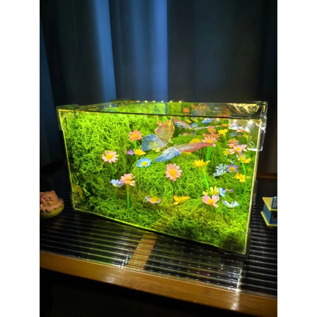 【520礼物】绿野仙踪春日蝴蝶魔方小夜灯diy材料包送女朋友闺蜜L829