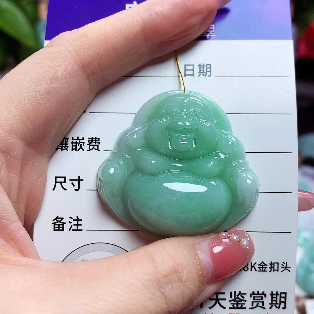 *****翡翠未镶嵌颈饰佛公