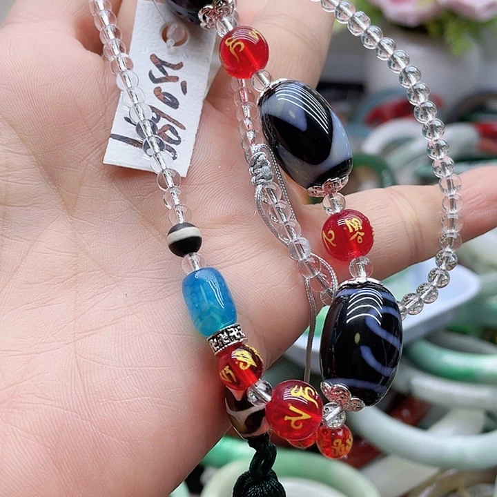 玛瑙/玉髓合金手镯项链