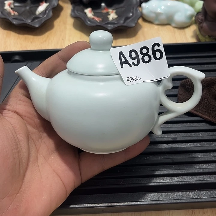 瓷片茶摆件工艺品摆件666