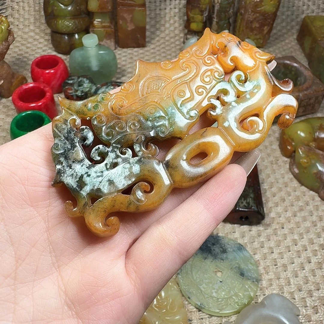 白玉菩提吊坠挂件