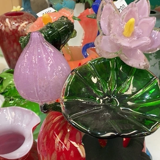 琉璃夜光琉璃荷花