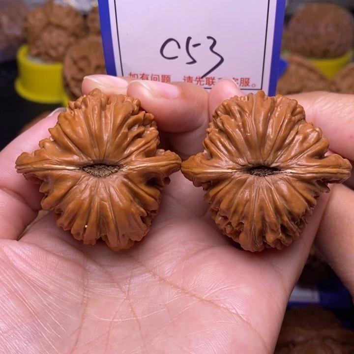 文玩核桃把件44四座楼c53