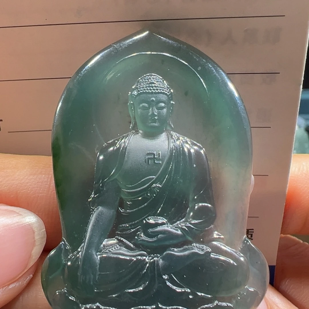 翡翠未镶嵌颈饰6238