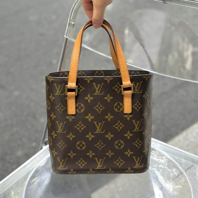 95新 LouisVuitton/路易威登 老花薇薇安小号 经典百搭