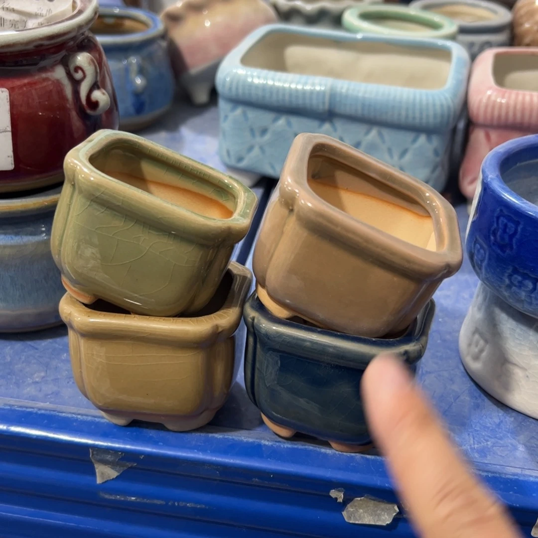 陶瓷陶瓷多肉花盆@@1864