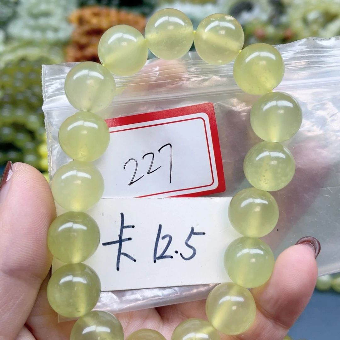 未镶嵌蛇纹石玉手链