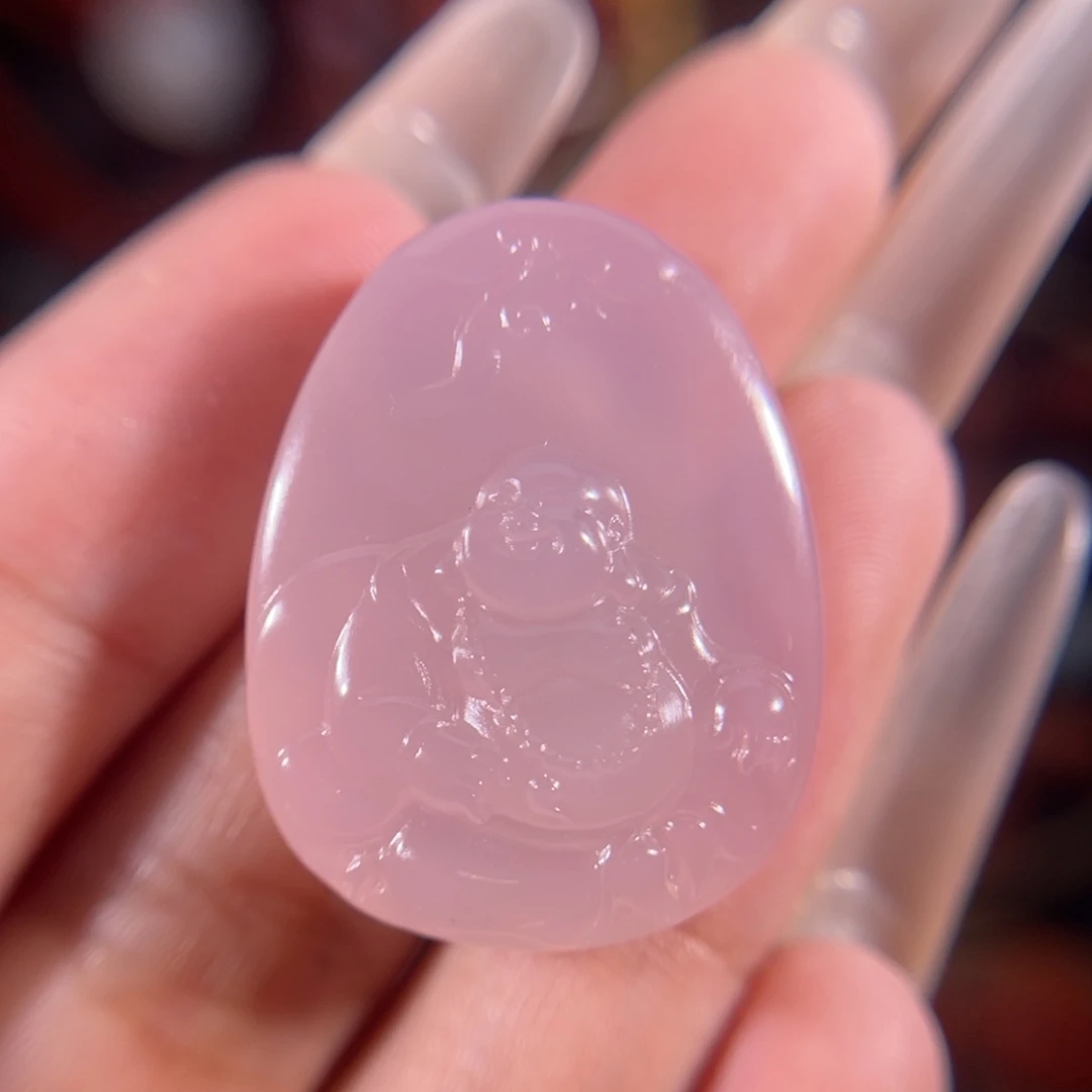 未镶嵌笑口常开福在眼前28.6*22.4玛瑙/玉髓