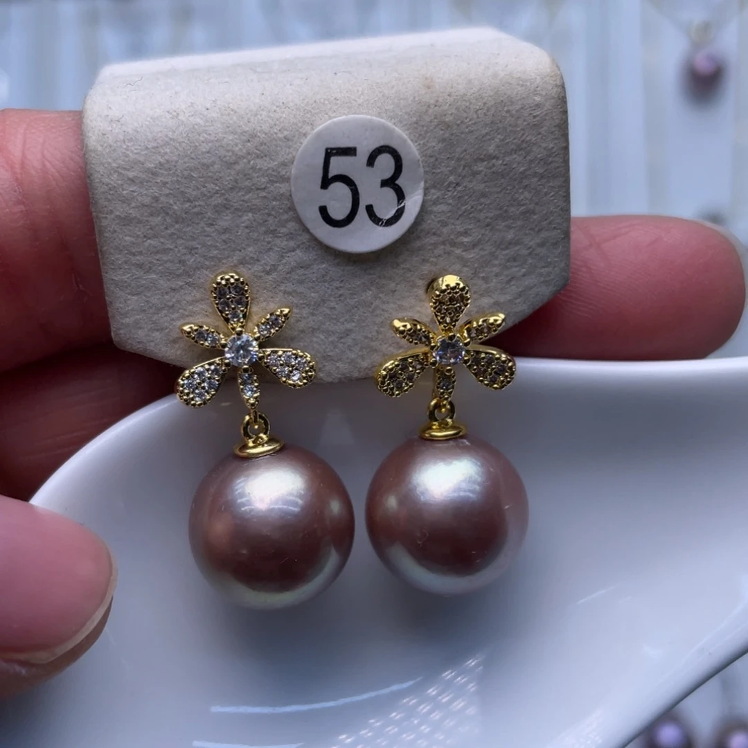 未镶嵌淡水珍珠耳饰