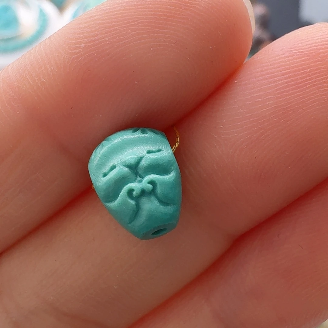 绿松石未镶嵌珠宝半成品