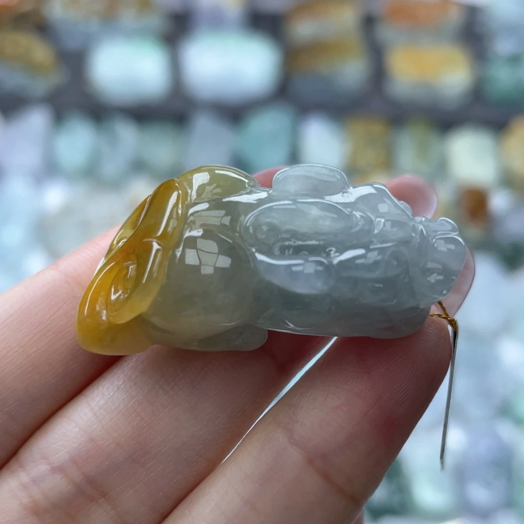 颈饰未镶嵌翡翠貔貅15