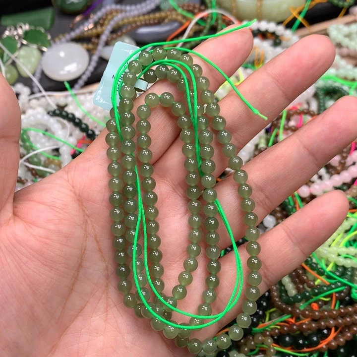 和田玉未镶嵌手链70