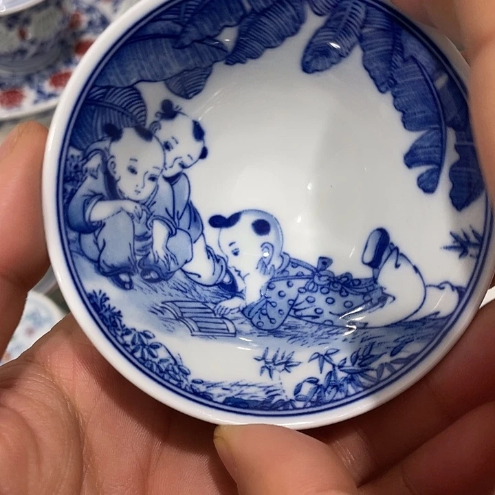 陶摆件景德镇陶瓷主人杯1233