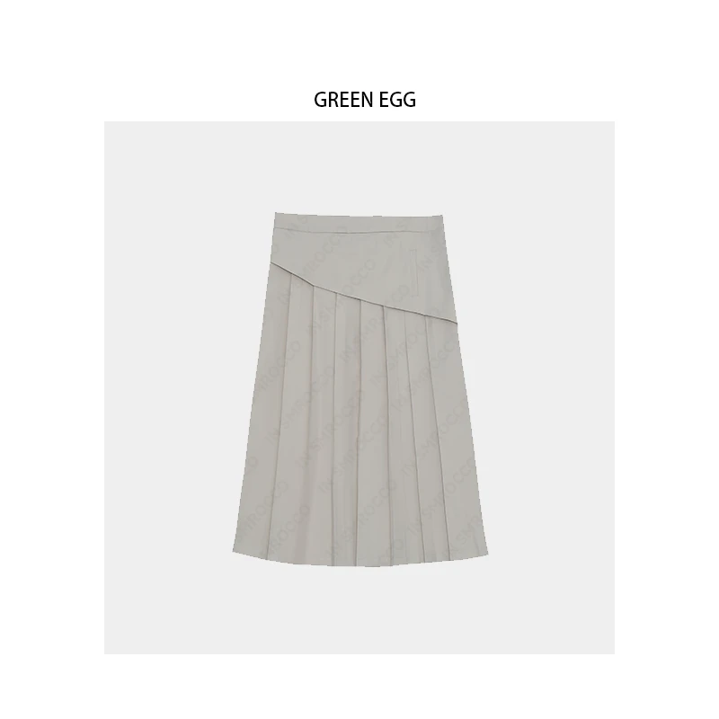 【年末狂欢】X232大码女装韩版学院风百褶裙长款半身裙显瘦