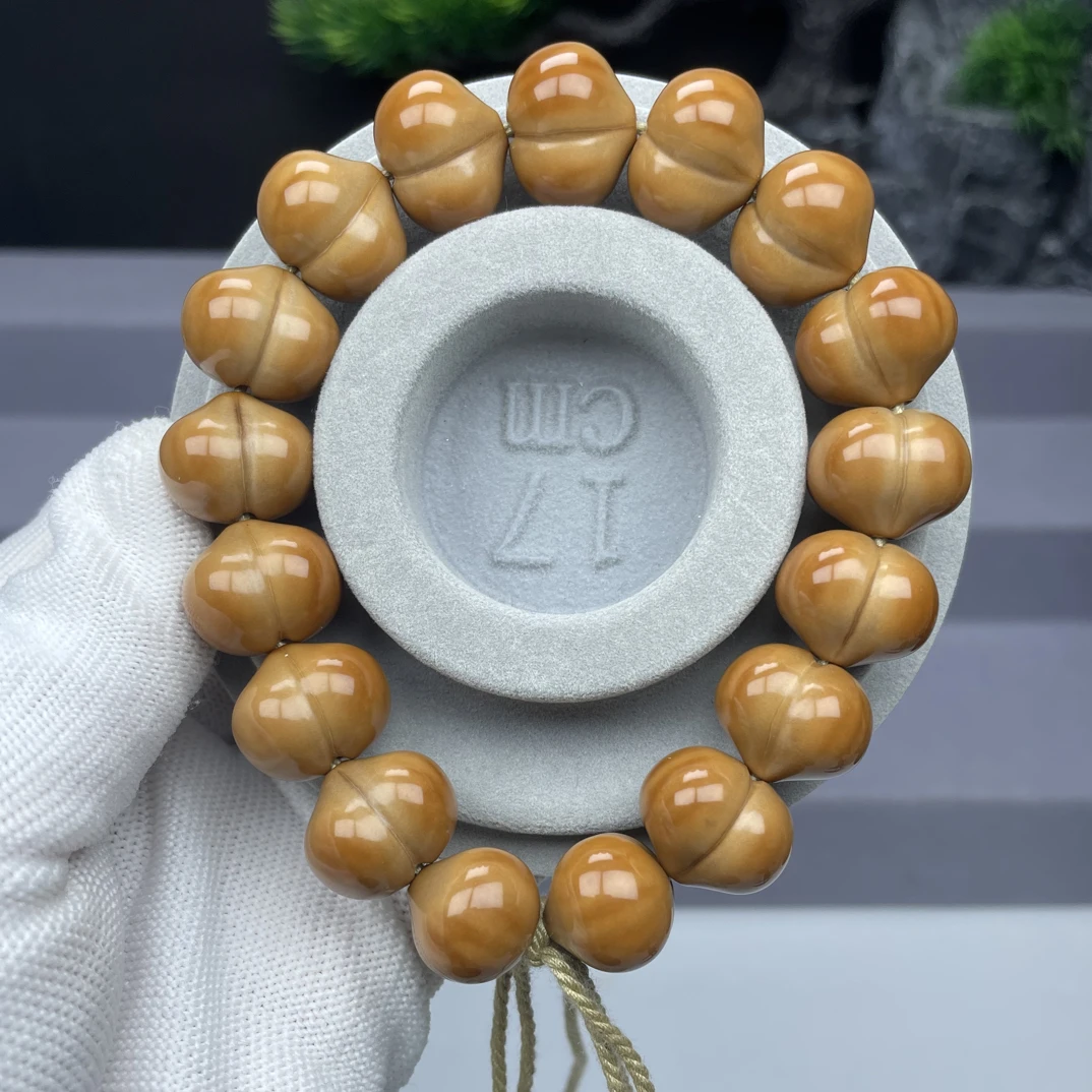 纯手工大屁桃：全品原色猴头手持