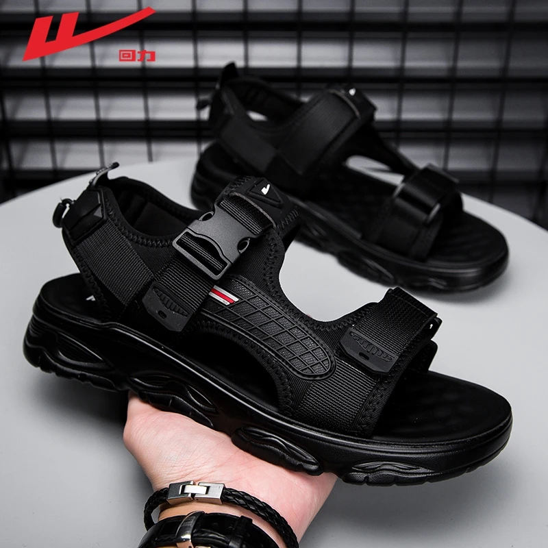 Warrior/回力凉鞋男款男士2025年夏季舒适软底上班户外沙滩鞋