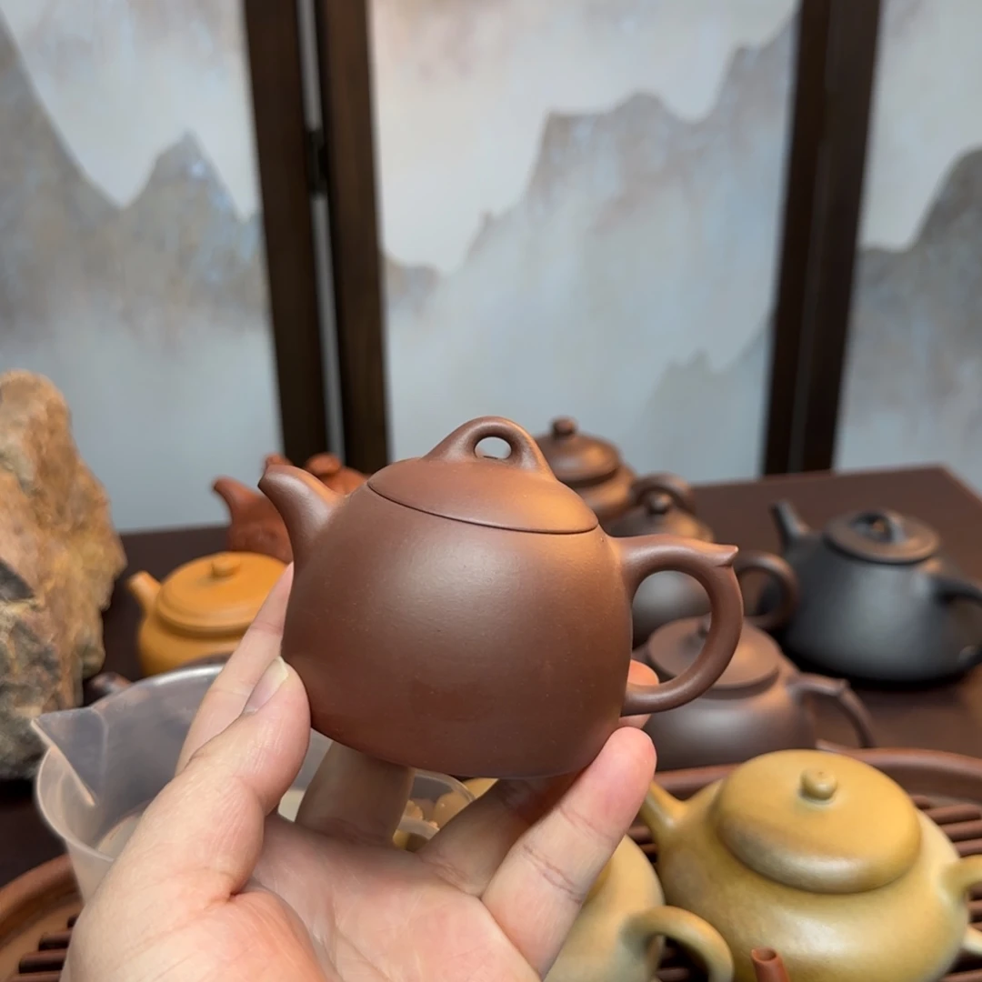 $***）茶壶紫砂小树林紫泥胖秦权