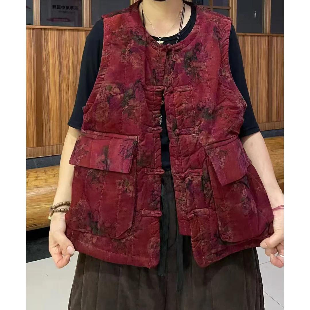 101加棉厚款马甲女款