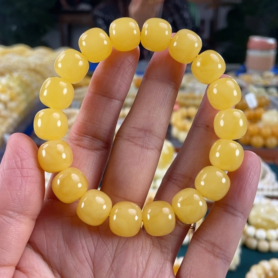 琥珀未镶嵌珠宝奇石12同料鸡油黄老型19.73