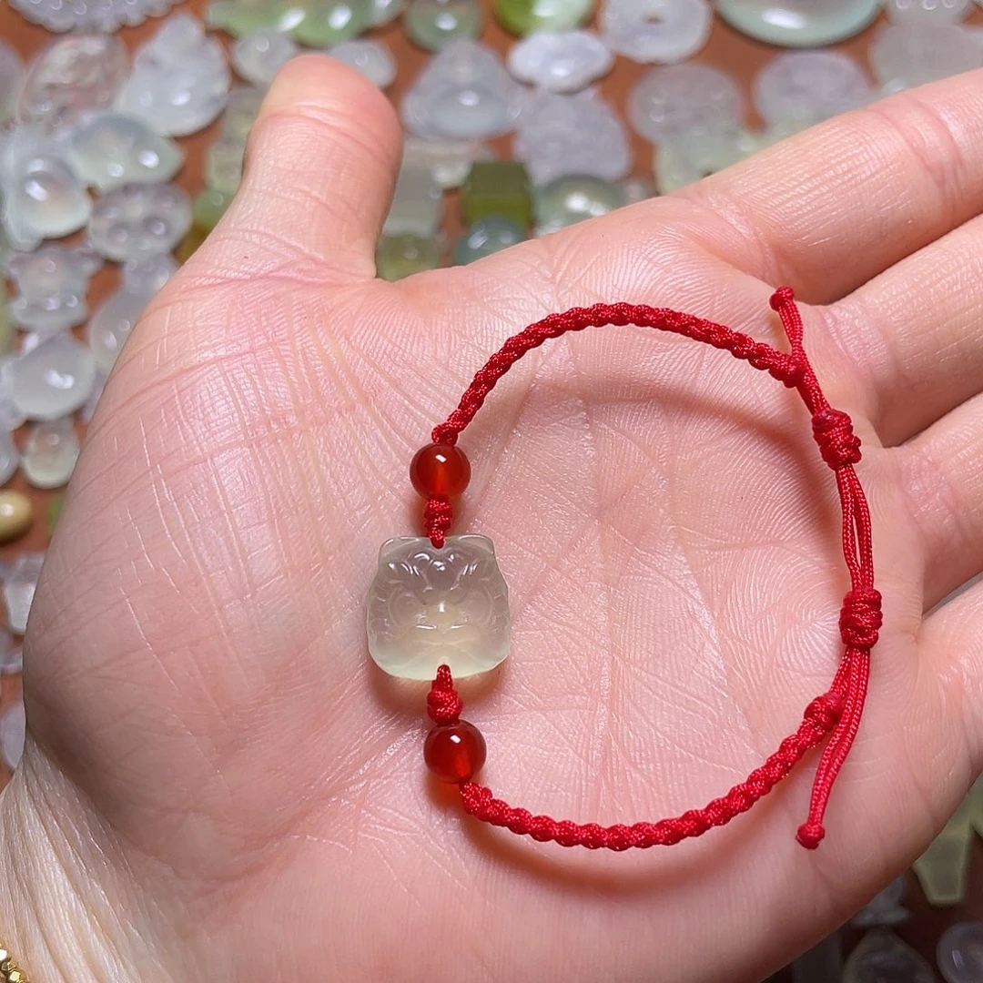 蛇纹石玉未镶嵌手绳