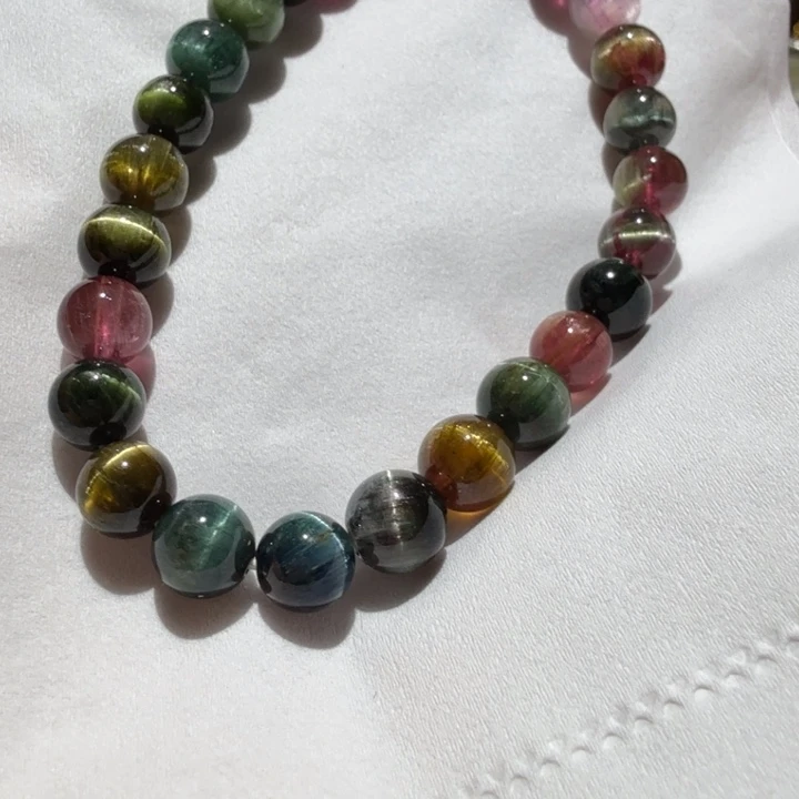 碧玺手链未镶嵌玉*玉