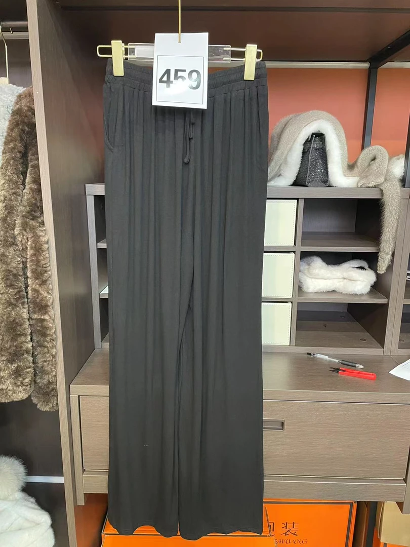 459休闲裤秋冬百搭高腰直筒潮流舒适简约白色宽松长裤卫裤夏季